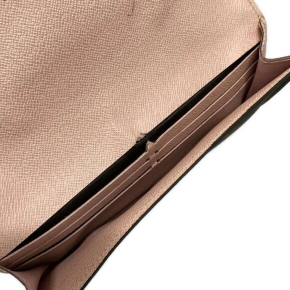 Auth LOUIS VUITTON Portefeuille Jeanne M62203 Rose Ballerine Monogram CA2176 - Picture 8 of 14